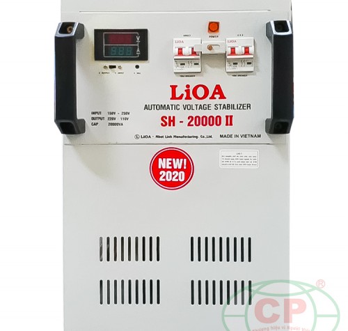 Ổn áp Lioa 20kva, 1 pha, dải điện 150v, SH-20000II